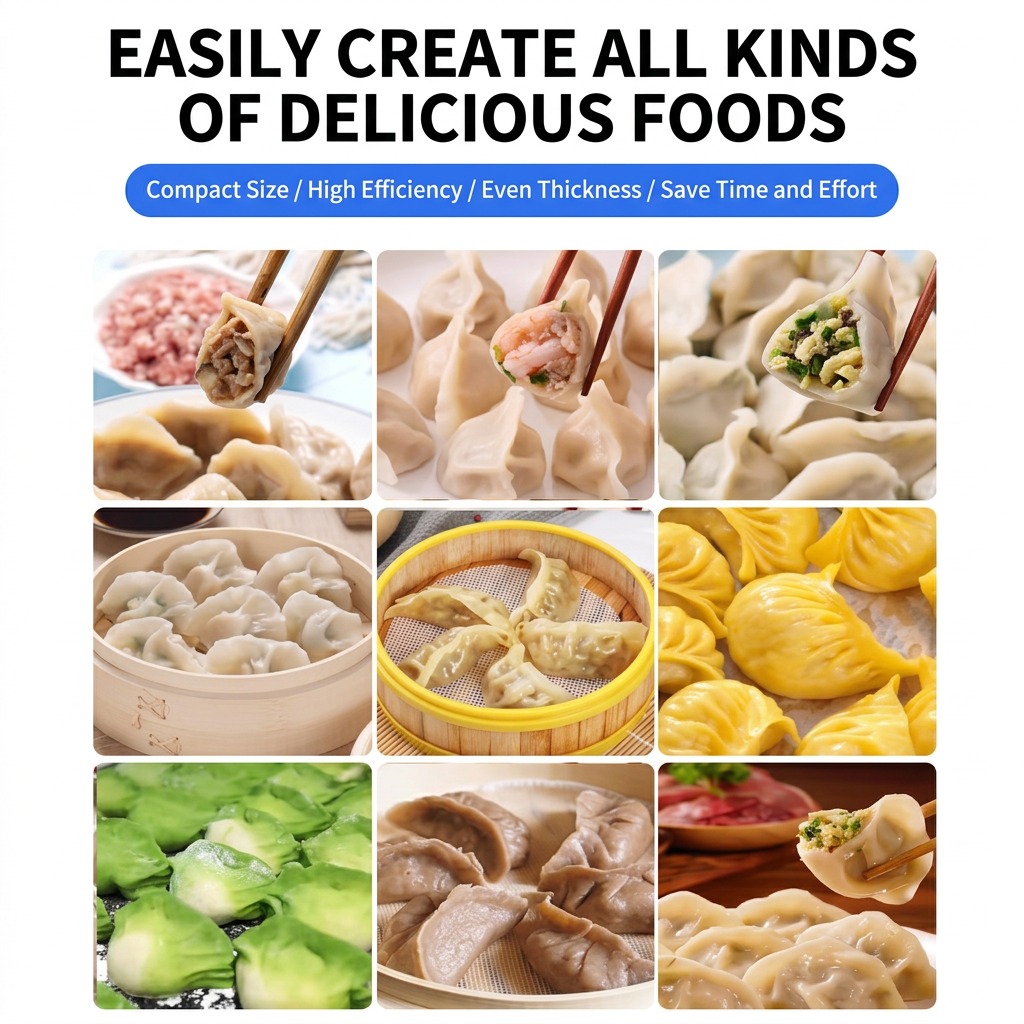 자동 상업용 전기 만두 제조기, 스테인리스 스틸 소재, - Gyoza Dumpling Maker 리뷰 및 가격