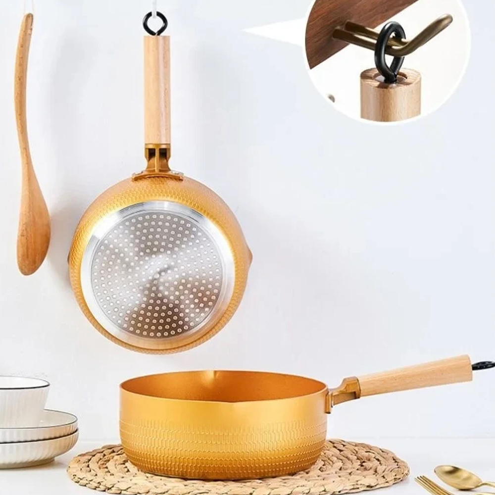 18/20/24cm 금색 수프 냄비 일본식 스노우 소스 - Home Cooking Gas 리뷰 및 가격
